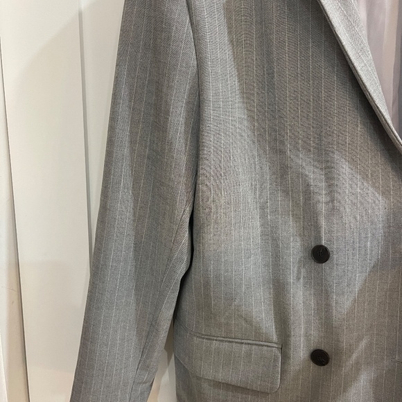 NWT Frankie Shop Sybil Blazer - Grey Pinstripe (XS) - Picture 5 of 14
